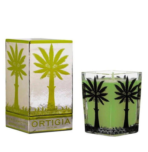 Ortigia Sicilia Bergamot Large Square Candle
